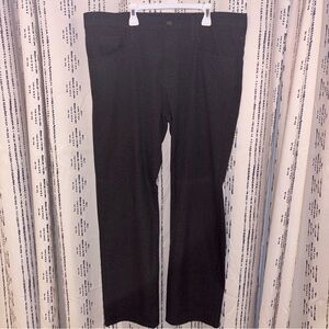 Mavi Jeans Matt Relaxed Straight Leg Pants Brown Soft Stretch Prep Slacks 36x32